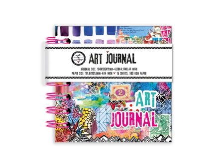 Art By Marlene - ABM Art Journal 4x4 Inch, 15 Sheets 300 GSM Paper Cheap