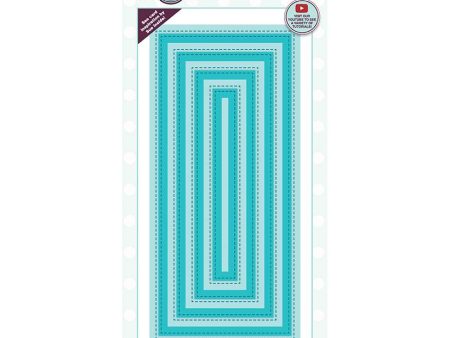 Creative Expressions slimline stitched rectangle die set Online