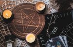 Wooden Pentacle Altar Board Fashion