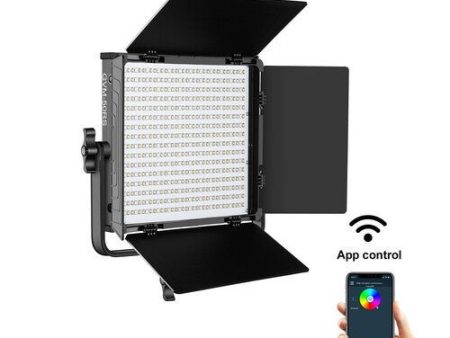 GVM 50RS RGB LED Light Panel Video Lighting Kit For Sale