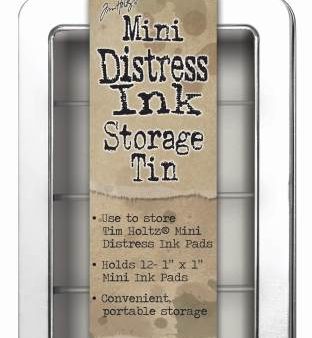 Distress mini ink pad storage tin Cheap