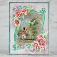 Heartfelt  Creations curvy floral frame stamp-and-die set Supply