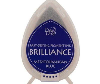 Brilliance dew drop ink pad -  Pearlescent mediterranean blue Online Hot Sale