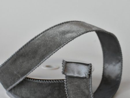 1.5  Gray Velvet Ribbon (Copy) Hot on Sale