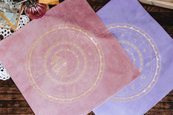 Zodiac Altar Cloth (Dusty Rose) For Discount