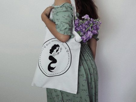 Bad Mermaids Club Tote Bag (White) Hot on Sale