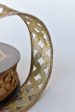 1.5  x 10yd Gold Metallic Cuttout Lame Ribbon Discount