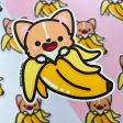 Banana Corgi Sticker Online Hot Sale