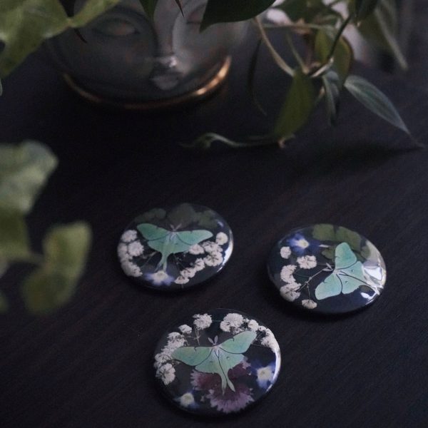 Nocturnal Bloom Button Sale