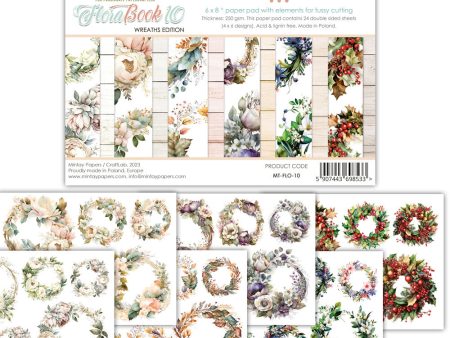 Mintay flora  book 10 - wreaths elements for cutting out Fashion