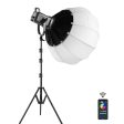 GVM PR150R 150W High Power LED Spotlight Bi-Color & RGB Studio Lighting Kit with Lantern Softbox For Discount