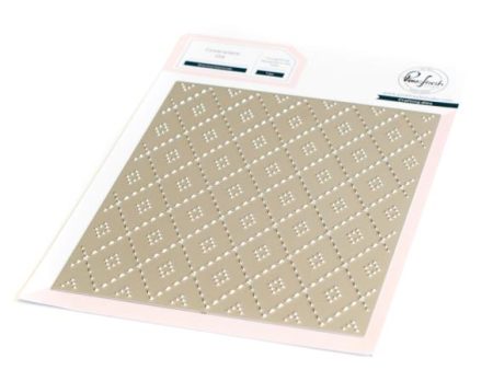 Pinkfresh cover plate - Stitched diamonds For Cheap