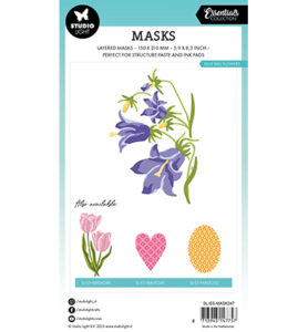 Studio Light layered flower mask - Blue bells Online Sale