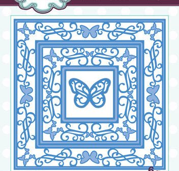 Creative Expressions  Jamie Rodgers - Wings of wonderbutterly square frame For Discount