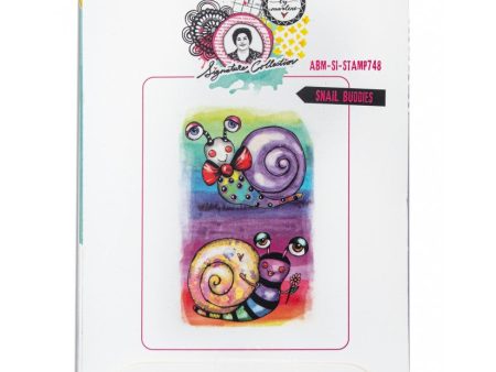 Art By Marlene clear stamp - Snail buddies Fashion