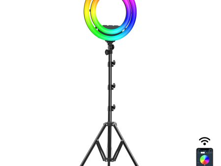 GVM-Ring18 50W High Power Bi-Color & RGB Ring Light Kit (18 ) Supply