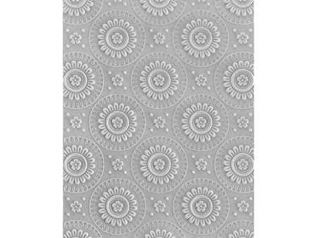 Spellbinders 3D embossing folder mandala blooms For Discount