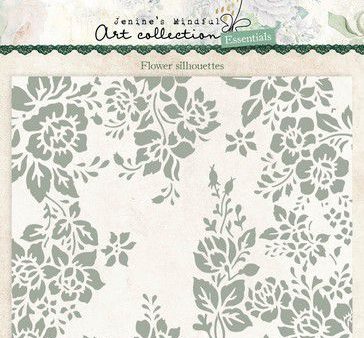 Studio Light  JMA embossing folder - Flower silhouettes For Discount