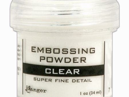 Ranger super fine embossing powder - clear For Sale