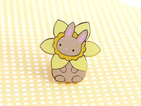 Daffodil Bunny Enamel Pin Online Sale