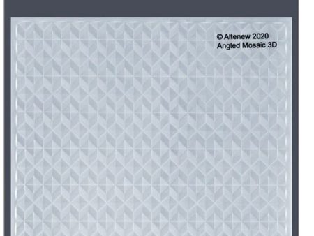 Altenew Angled mosaic 3D  embossing folder Sale