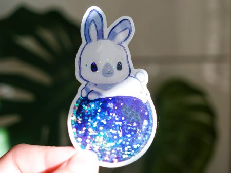 Bunny Universe Vinyl Sticker (Holographic) For Sale