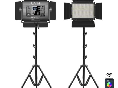 GVM 880RS RGB LED Studio Video Light Kit Online now