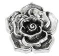 Metal charm Large rose by Fabscraps Discount