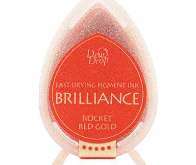 Brilliance dew drop ink pad - Rocket red gold For Discount