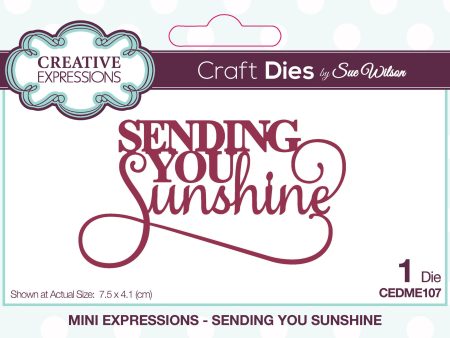 Creative Expressions  - Mini expressions - Sendung you sunshine Online Hot Sale