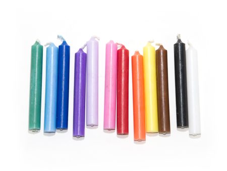 Altar Essentials: Colored Spell Ritual Candles, set of four Online