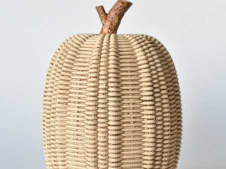 10  Faux Woven Rattan Pumpkin Sale