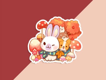 Fall Critters Vinyl Sticker Online Hot Sale