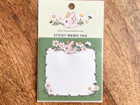 Jackalope s Garden Sticky Notes - (Green) Discount