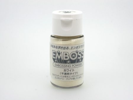 Tsukineko Emboss  Embossing powder - White Discount