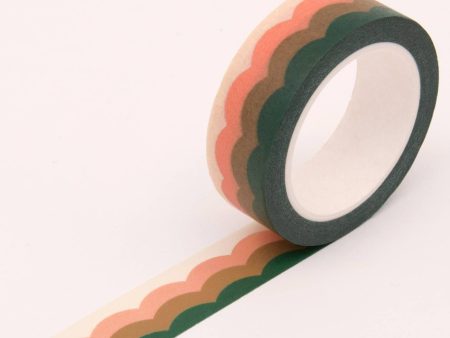 Scallop Pattern Washi Tape Cheap