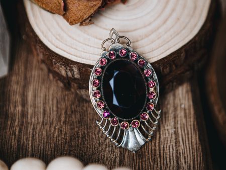 Amethyst Glass Pendant Discount