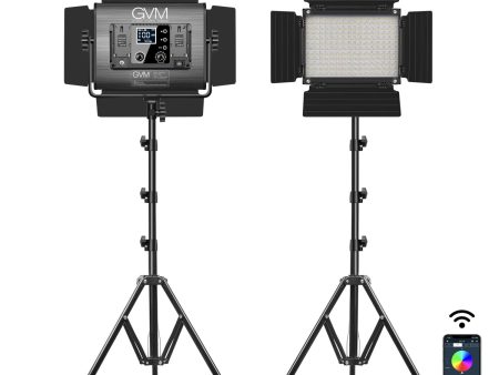 GVM 680rs rgb led studio video light kit Supply