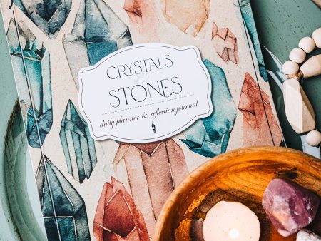 Crystals & Stones Planner and Reflection Journal - Undated Cheap