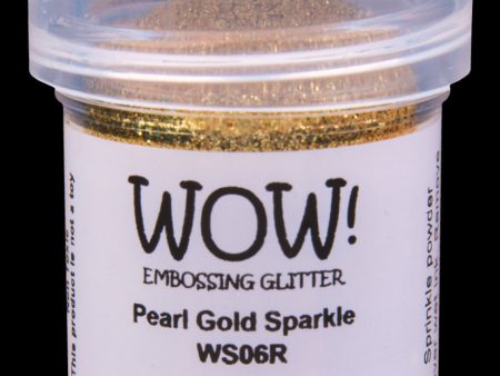 Wow embossing glitter - Pearl gold sparkle on Sale