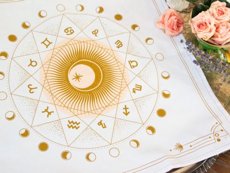 Zodiac & Moon Phase Altar Cloth Cheap