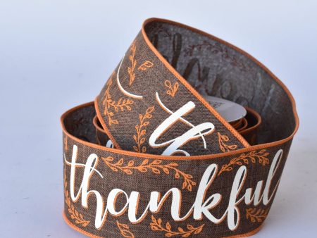 $5 Thankful Ribbon DOOR BUSTER Online