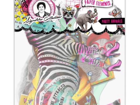 Art By Marlene - Paper elements Party animals Online