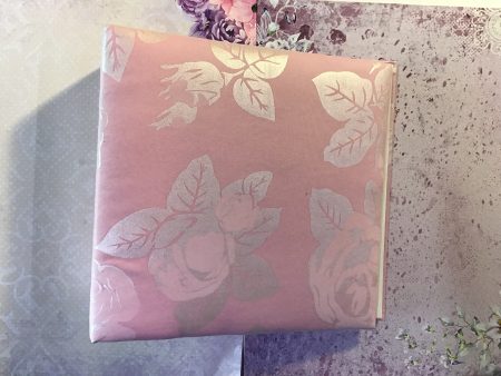 Album 20x20 cm - Soft fabric cover pink floral For Cheap