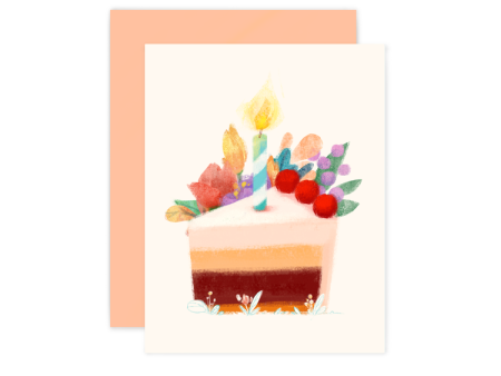 Cake Slice Card For Cheap