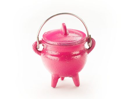 Cast Iron Cauldron, Pink on Sale