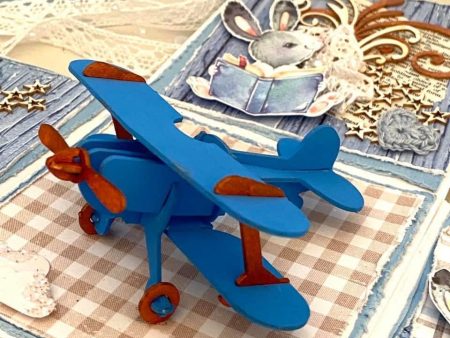 The Purple Magnolia chipboard PM020 Plane Cheap