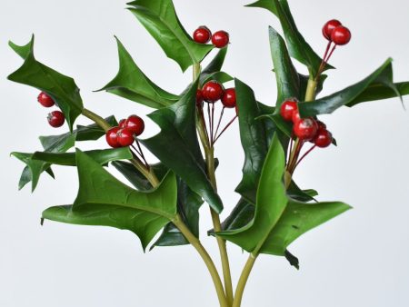 12  Faux Holly Bundle For Cheap