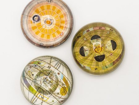 Solar System Map Cabochon Magnet - Set of Three Discount