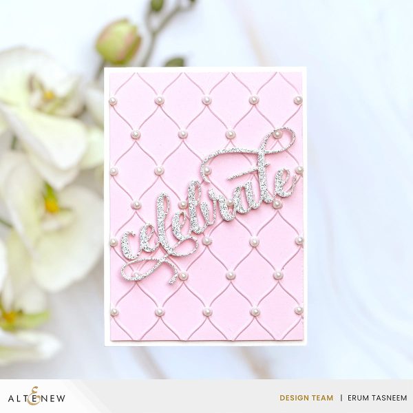 Altenew 3D tufted elegance embossing folder - PRE-ORDER For Cheap